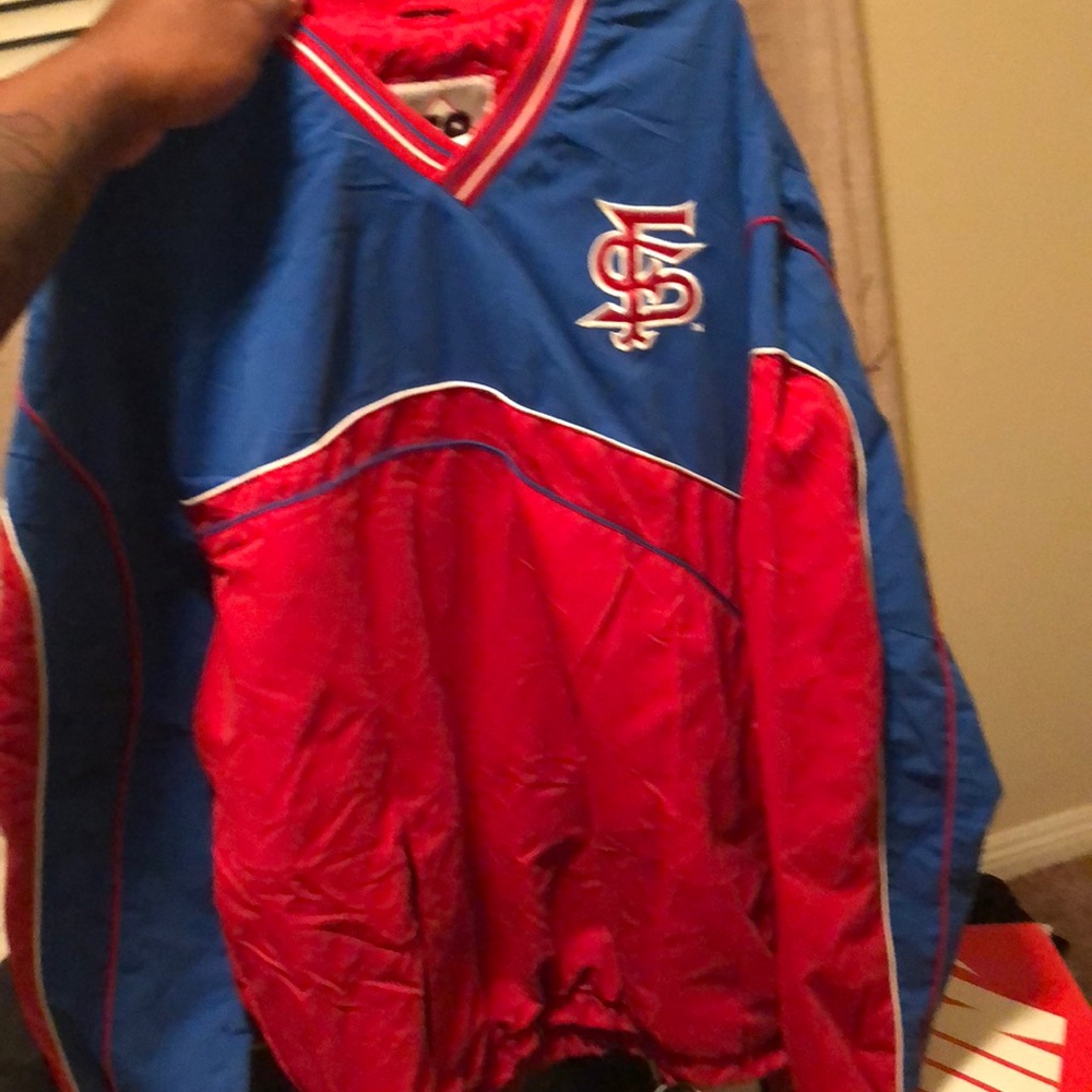 Vintage Fresno State baseball jacket.
